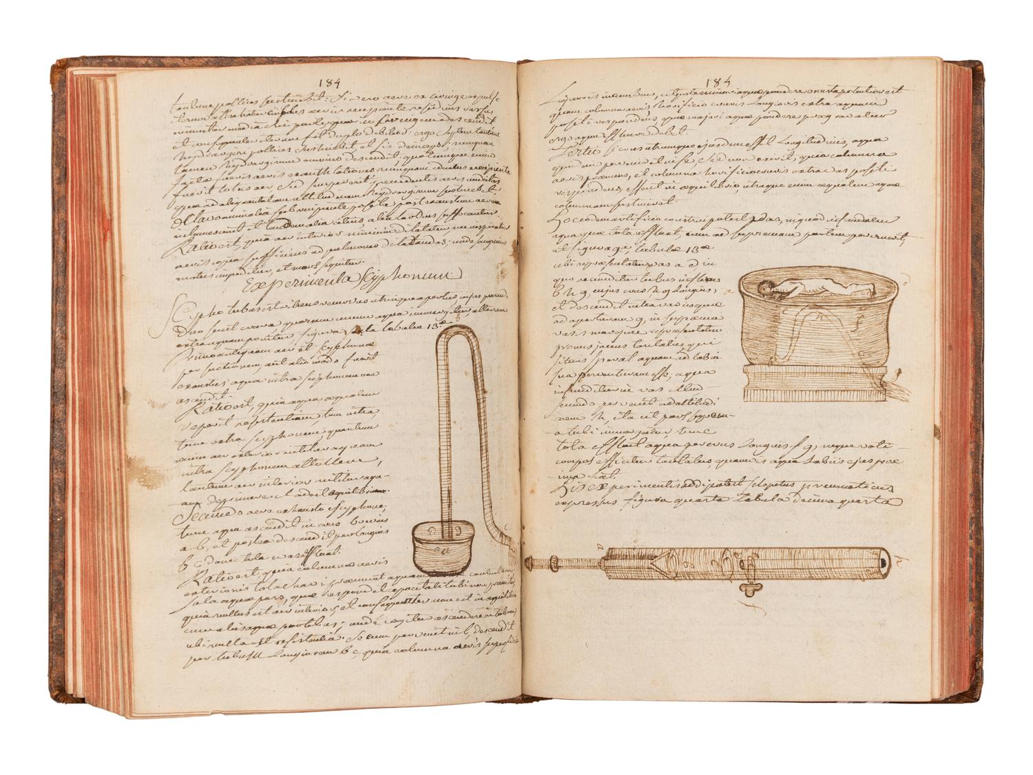 [MANUSCRIPT – PHYSICAL SCIENCE & ASTRONOMY]. “Phisica.” France, ca 1770-1790.