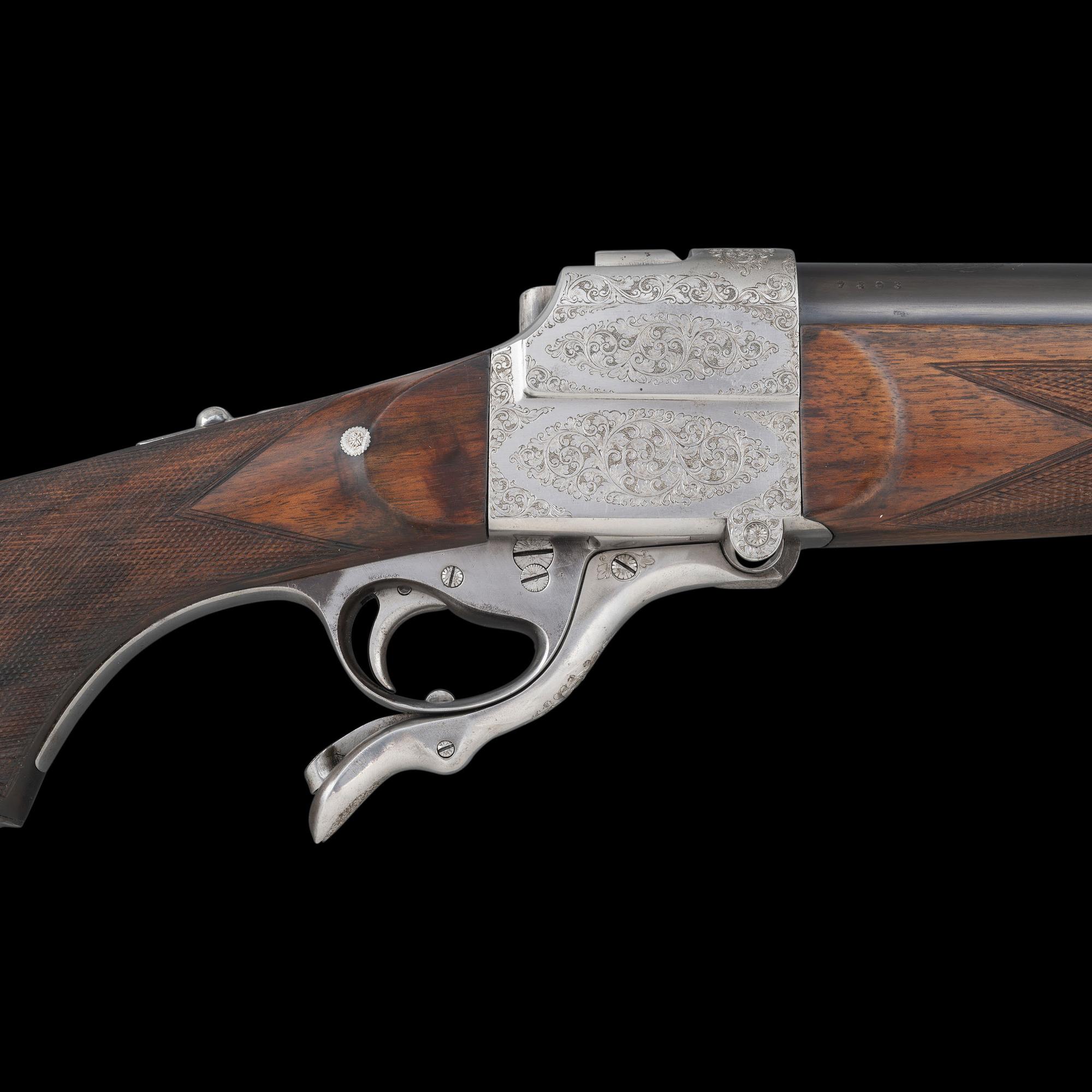 **Belgian .600 Nitro Express No. 5 Size Farquharson Rifle Made for the Comte De Lalaing