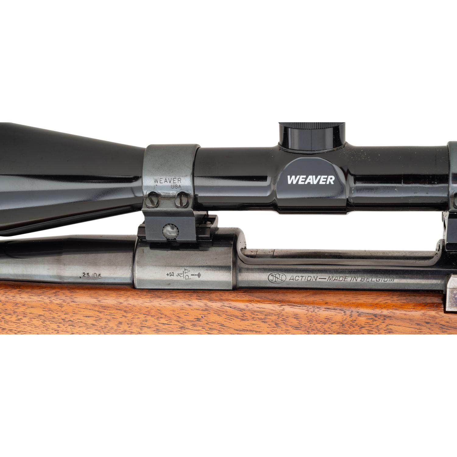 ** Custom FN-Mauser Action Rifle in .25-06 with Weaver Scope