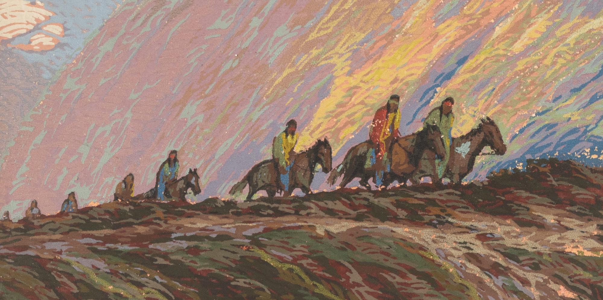 Two Works: The Canyon Gateway and Indians on the Cocopah Pass