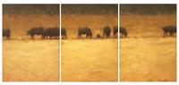 The Feeding Trail (triptych), 2005