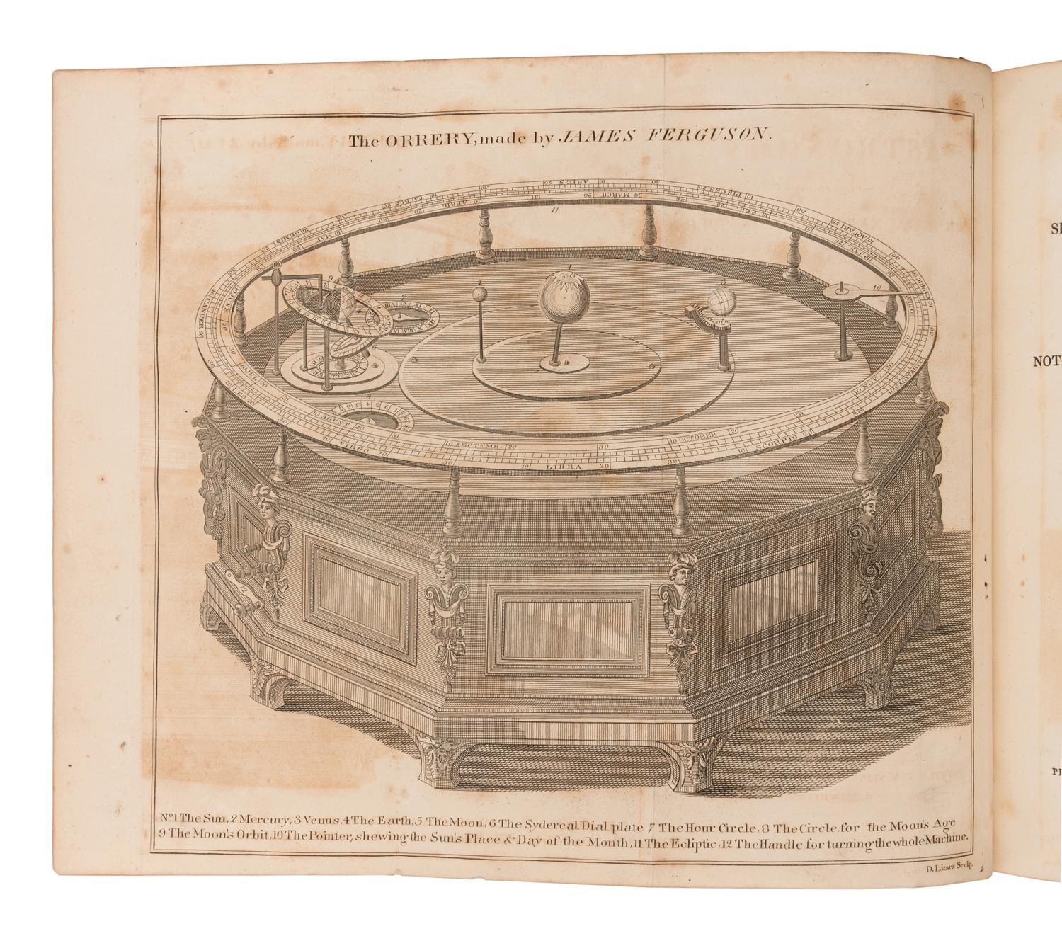 FERGUSON, James (1710-1776). Astronomy Explained Upon Newton's Principles. Edinburgh: Printed for Stirling & Slade, 1821.