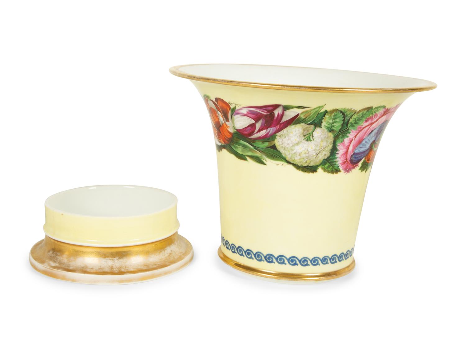 Five English Porcelain Articles — 19TH CENTURY