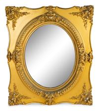 A Pair of Victorian Carved Giltwood Mirrors — 19TH CENTURY