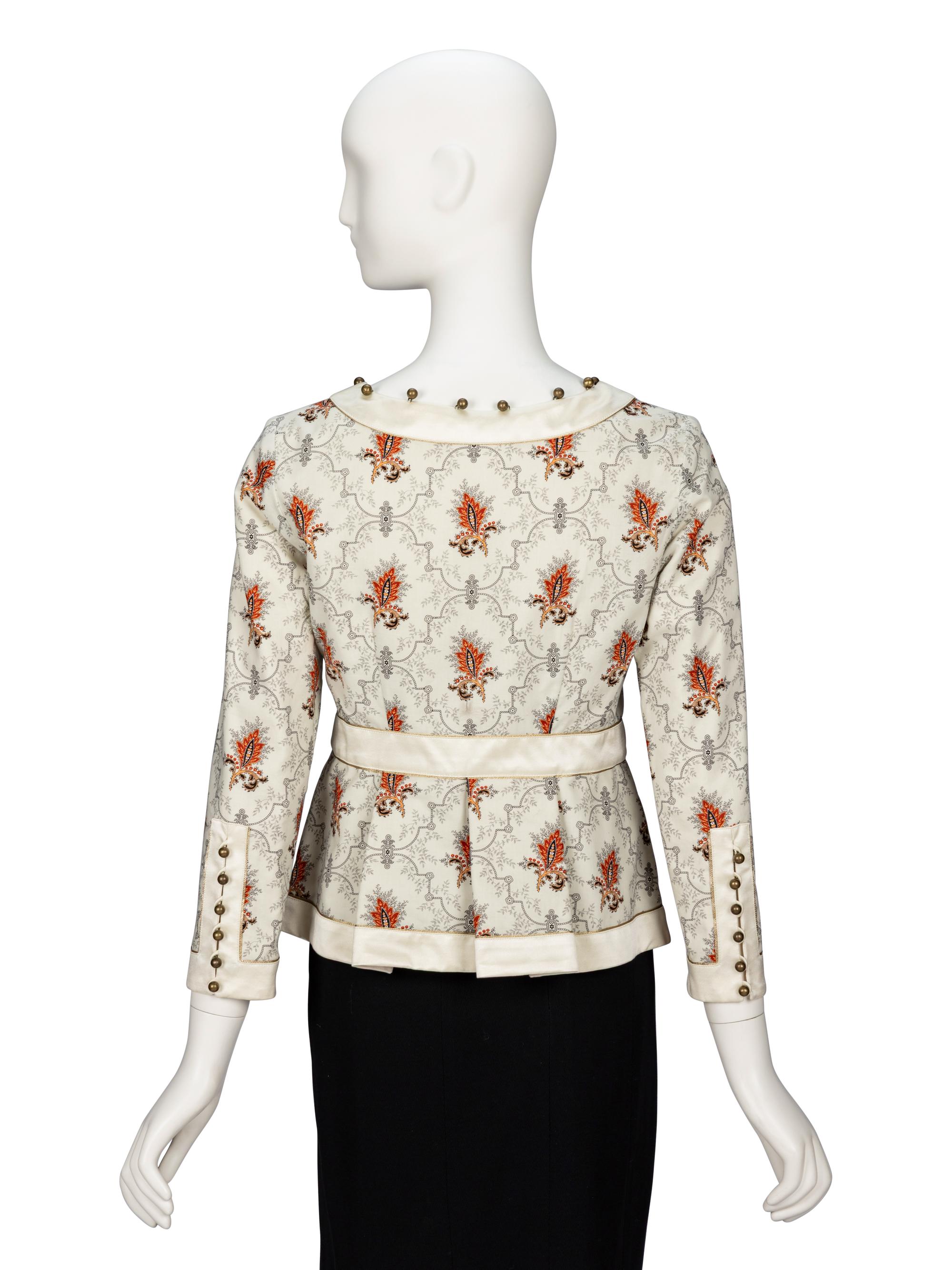 Chloé by Phoebe Philo, Embellished Peplum Jacket