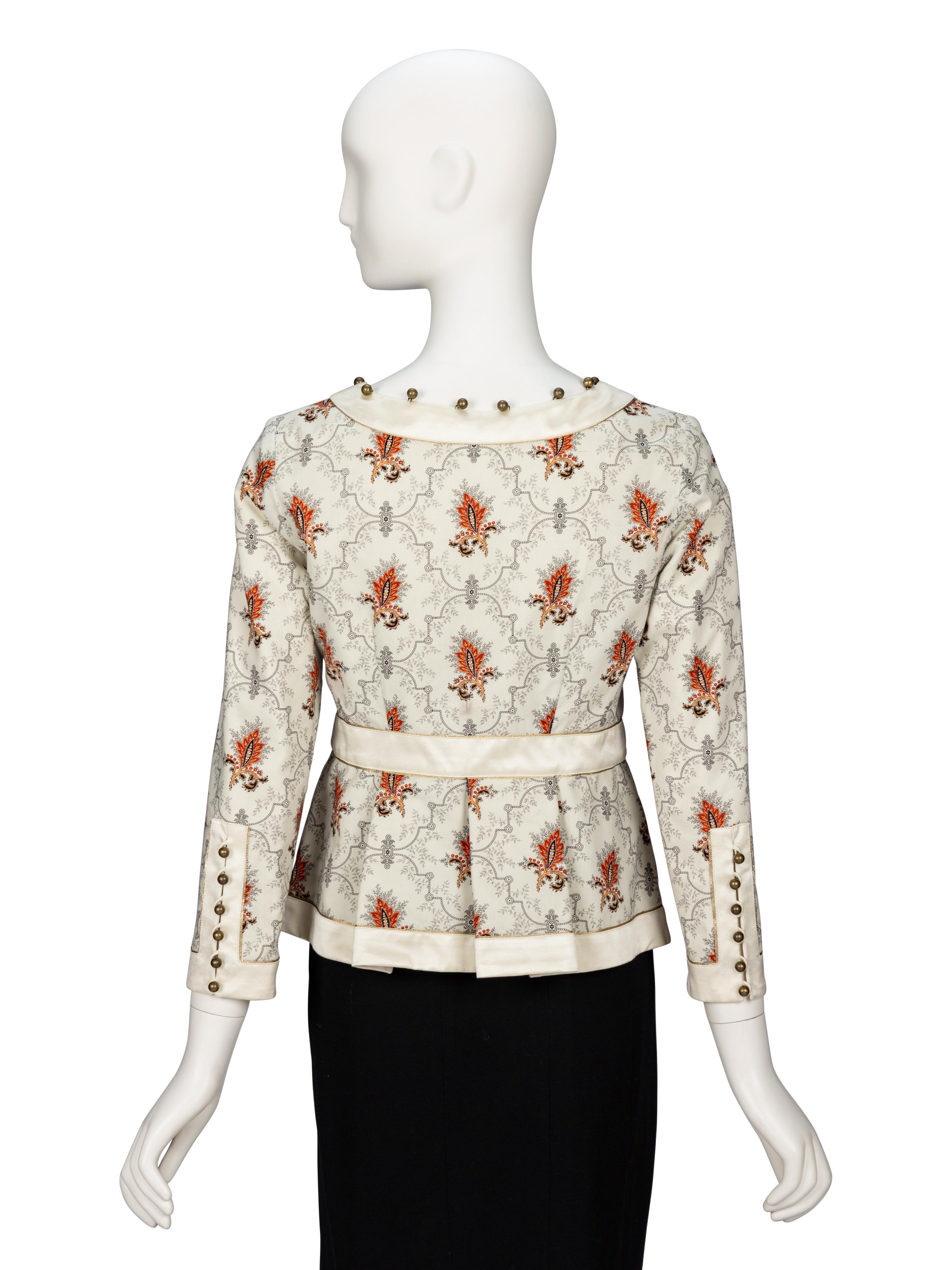 Chloé by Phoebe Philo, Embellished Peplum Jacket