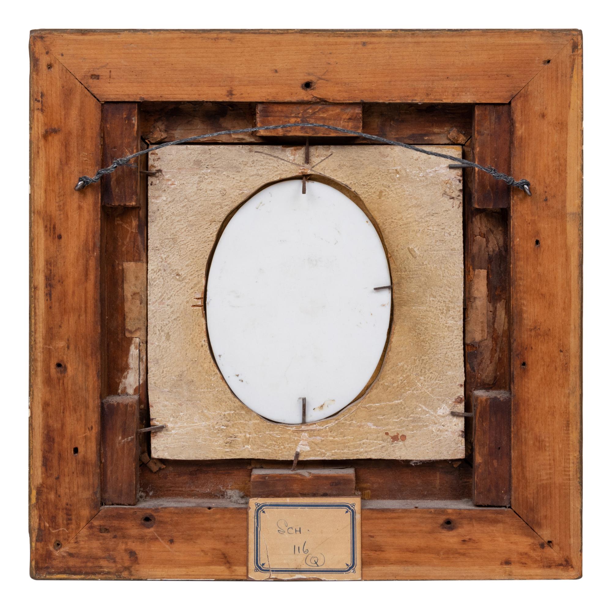 A Continental Porcelain Plaque