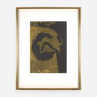 Robert Motherwell (American, 1915-1991) Primal Sign V (Moss)
