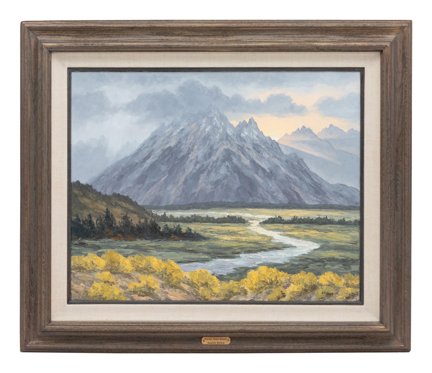Stormy Teton Sunset