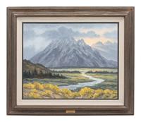 Stormy Teton Sunset