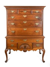 A Chippendale Walnut Highboy — PENNSYLVANIA, CIRCA 1770