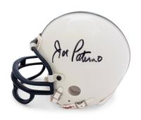 A Joe Paterno Signed Autograph Penn State Mini Football Helmet (BAS Beckett Authentication Services Certified),