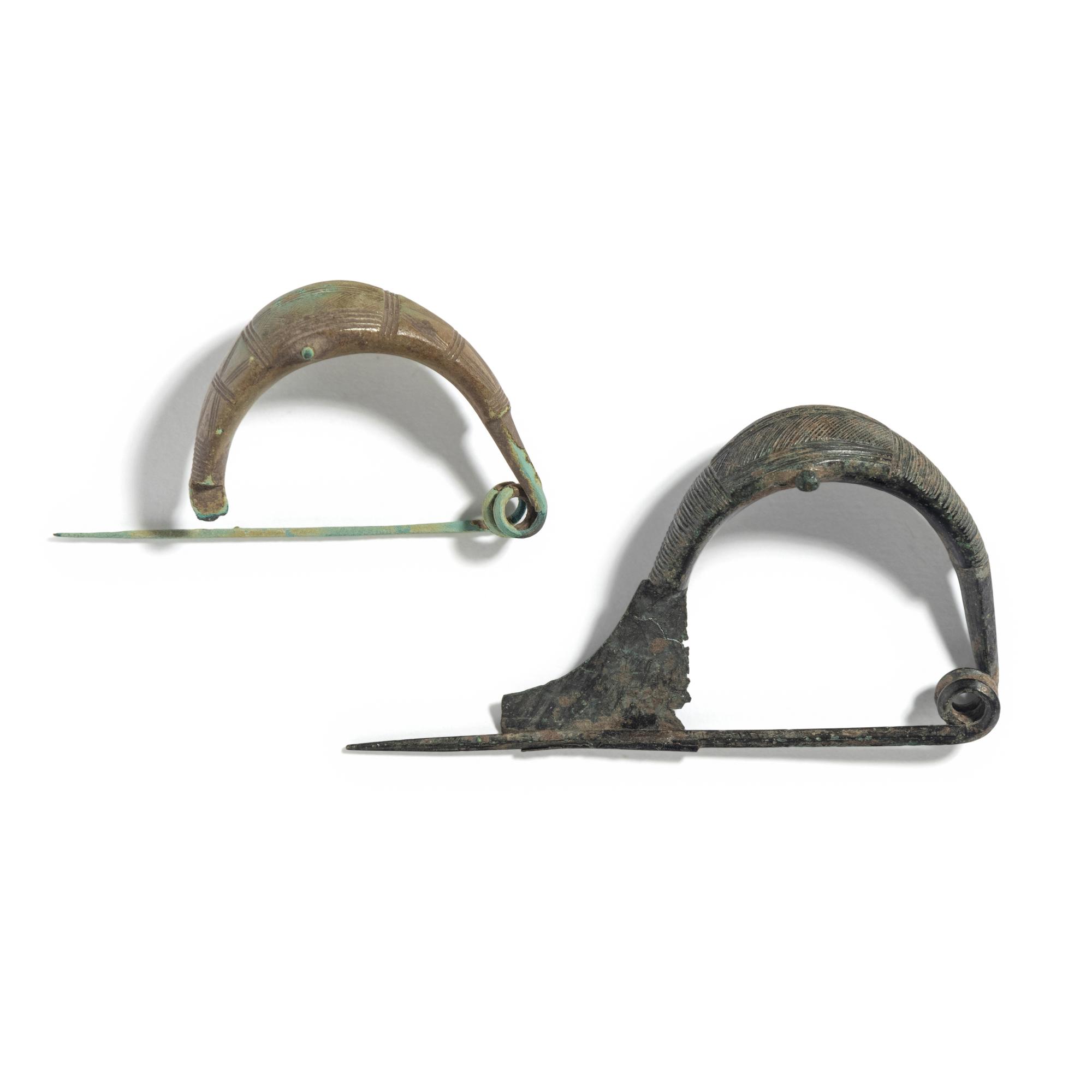 Three Greco-Roman Bronze Fibulae
