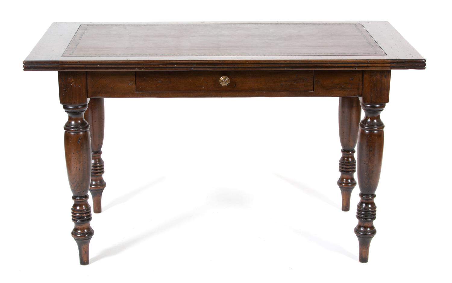 A William IV Style Mahogany Library Table Height 30 x width 52 x depth 27 1/2 inches. — 20TH CENTURY