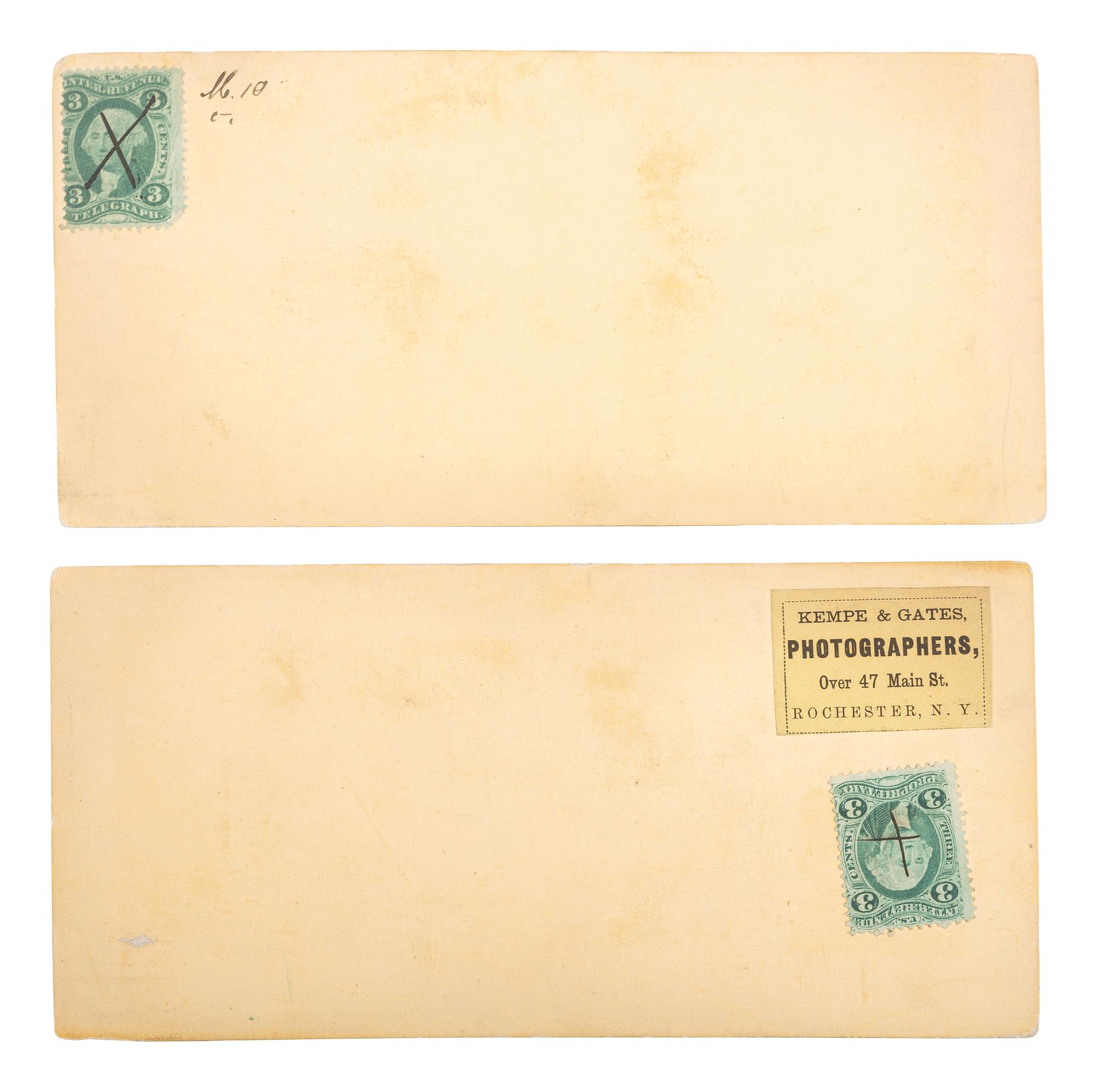 [EARLY PHOTOGRAPHY - STEREOVIEWS]. [KEMPE & GATES, photographers]. A group of 7 stereoviews documenting the effects of the 1865 flood in Rochester, NY in real time. [Rochester]: [ca 1865].