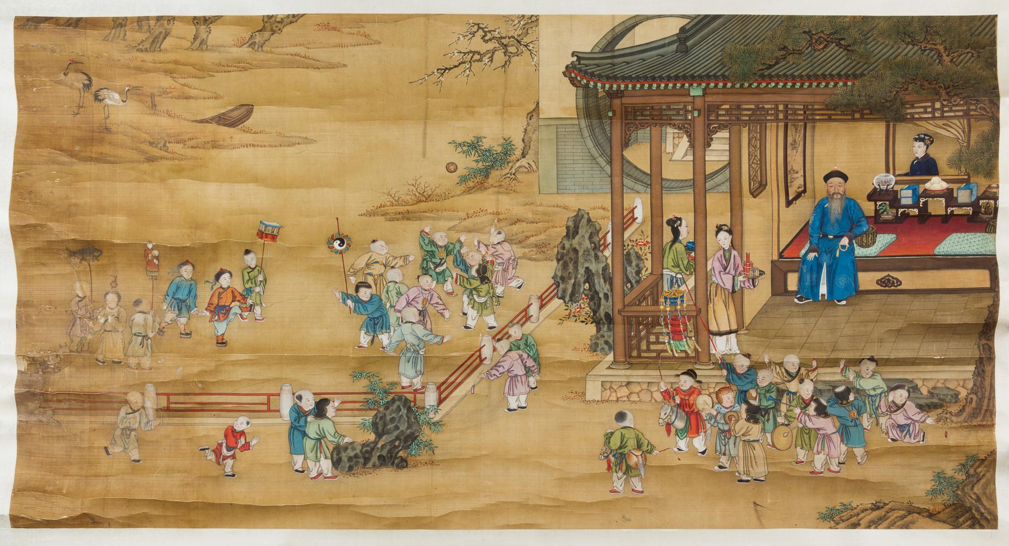 An Ink and Color Painting on Silk — 18TH/19TH CENTURY