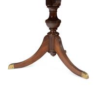 A George III Style Mahogany Double-Pedestal Dining Table