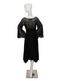 Three Pauline Trigère Items: Two Coats, One Dress, 1980s