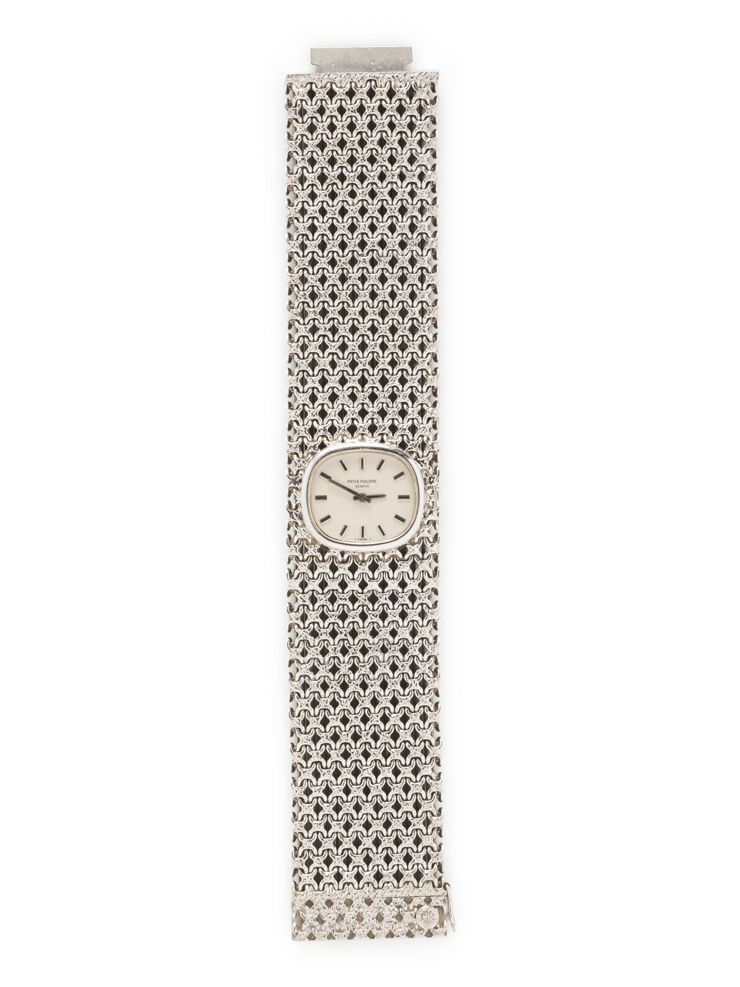 PATEK PHILIPPE, REF. 4151/1 18K WHITE GOLD WATCH