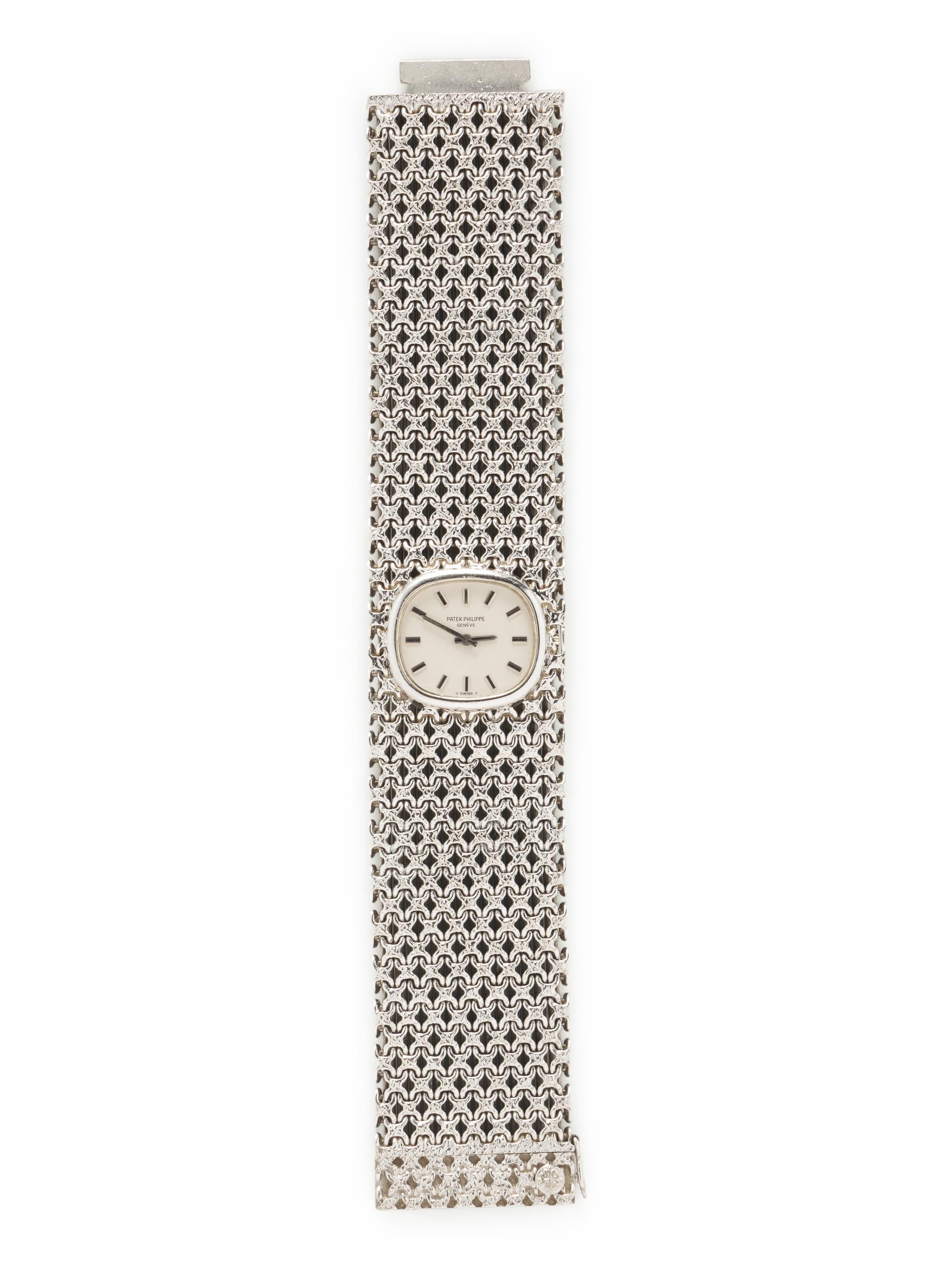 PATEK PHILIPPE, REF. 4151/1 18K WHITE GOLD WATCH