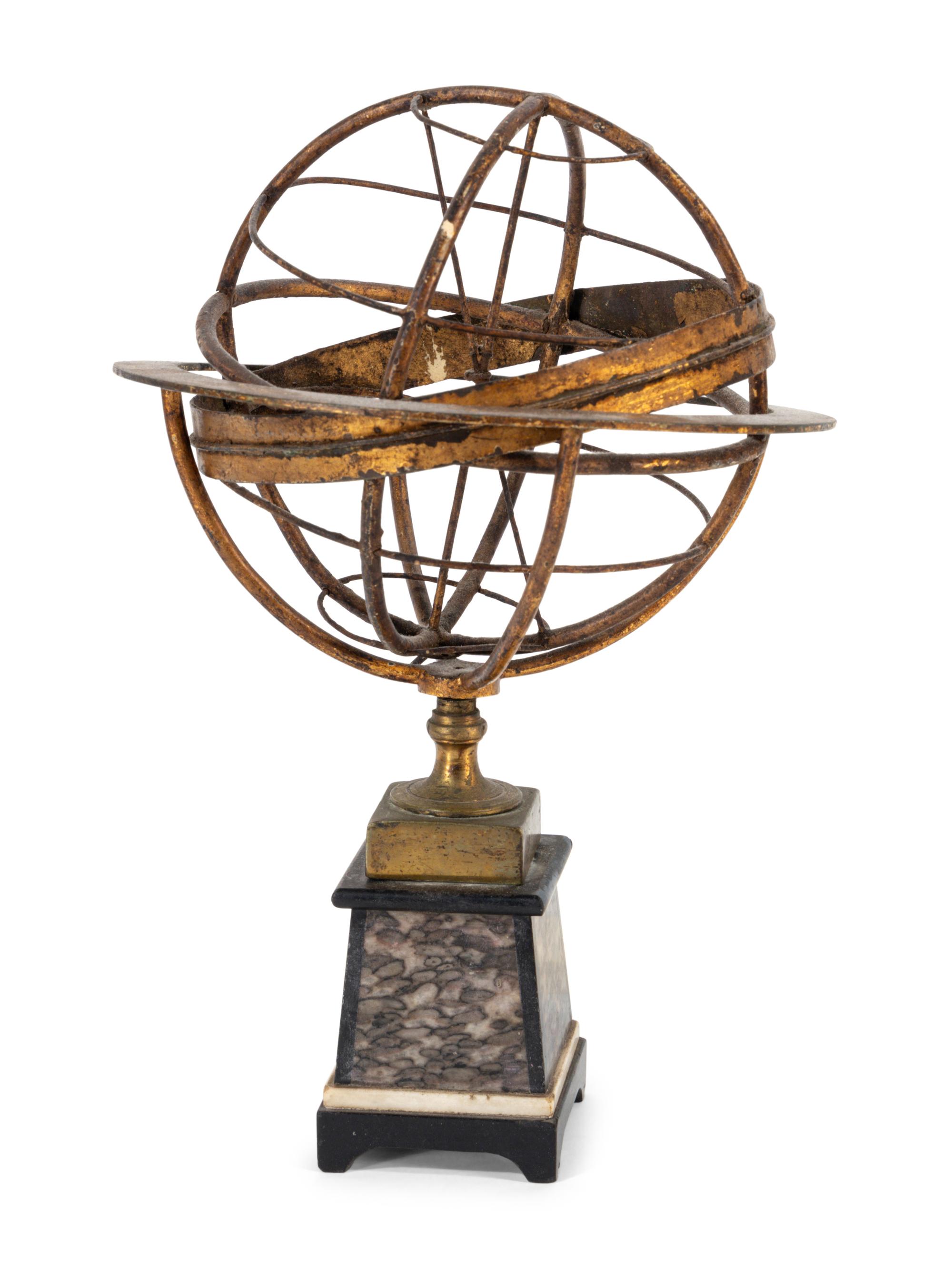 A Gilt Metal Armillary Sphere