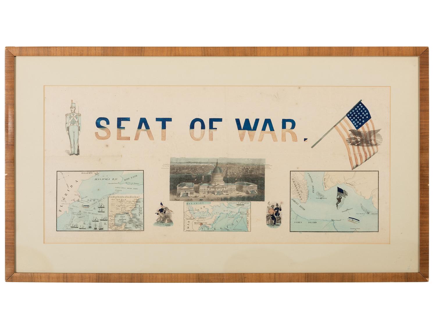 [CIVIL WAR]. Seat of War . New York, NY: C. Magnus.