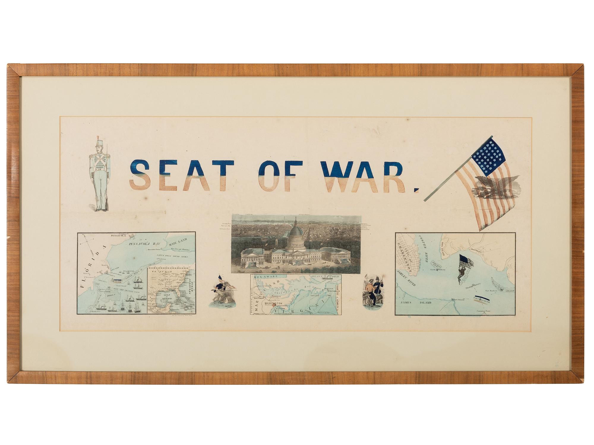 [CIVIL WAR]. Seat of War . New York, NY: C. Magnus.