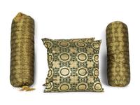 A Group of Southeast Asian Silk Pillows