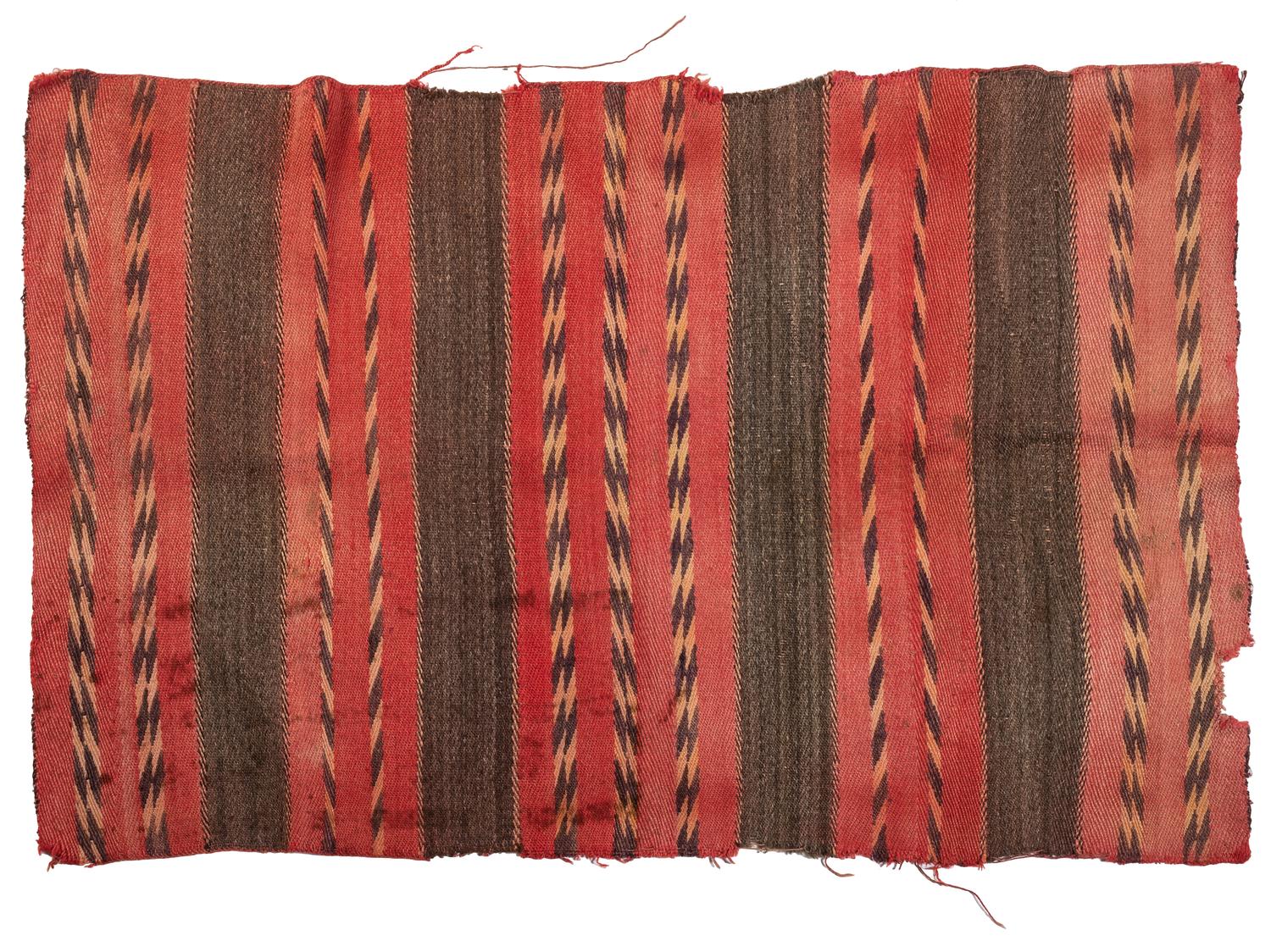 Navajo Twill Weave Double Saddle Blanket / Rug