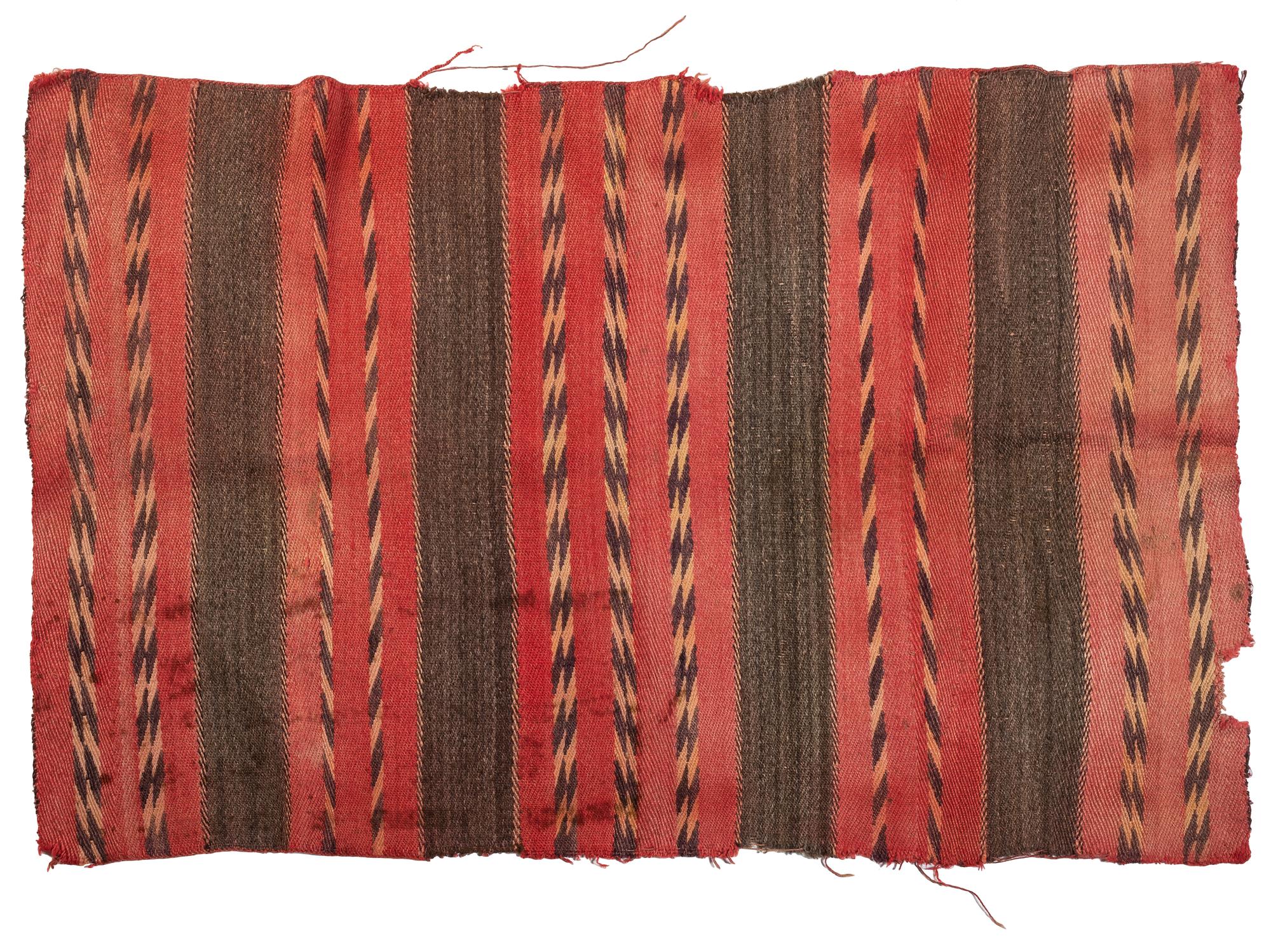 Navajo Twill Weave Double Saddle Blanket / Rug