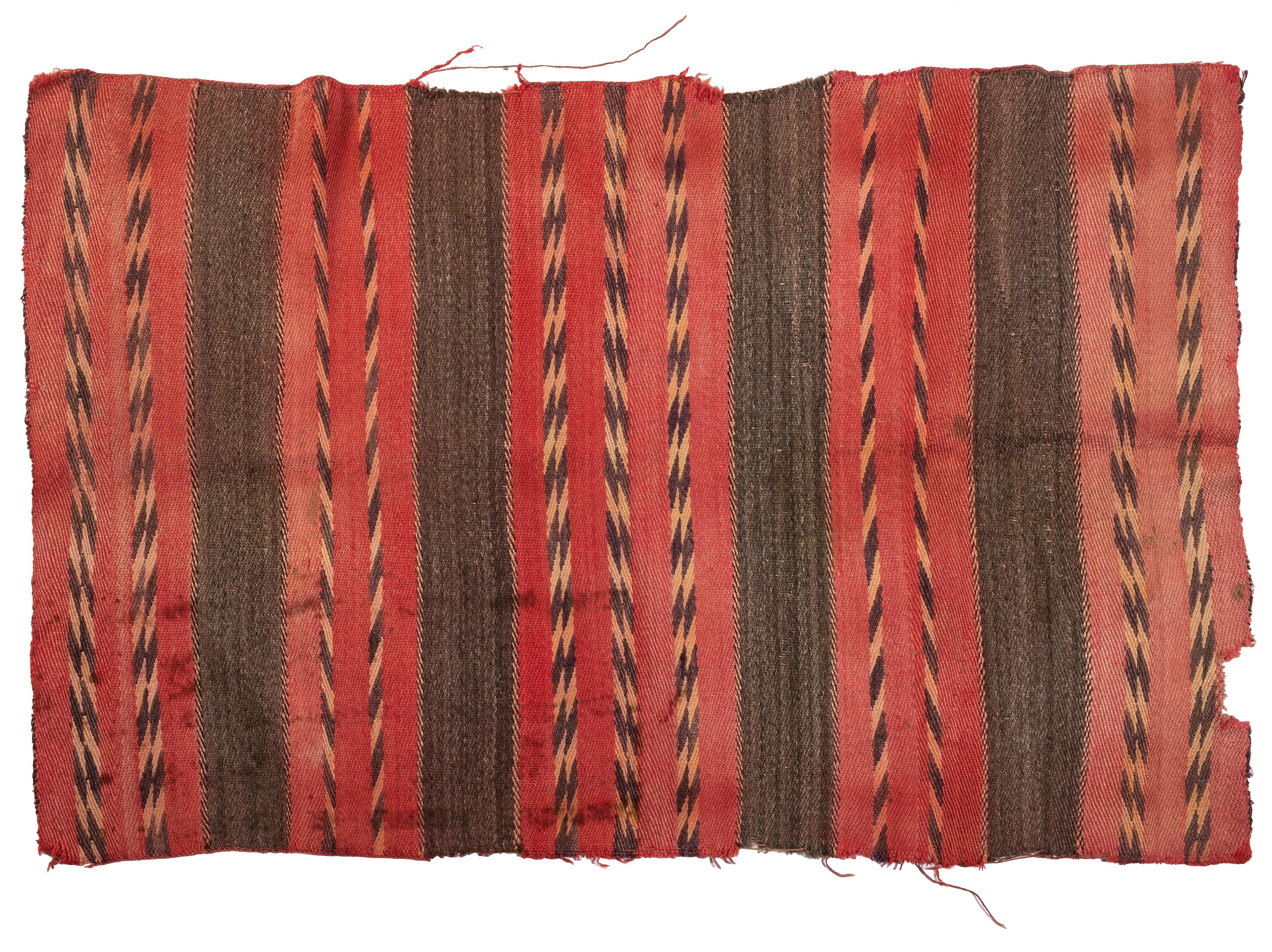 Navajo Twill Weave Double Saddle Blanket / Rug