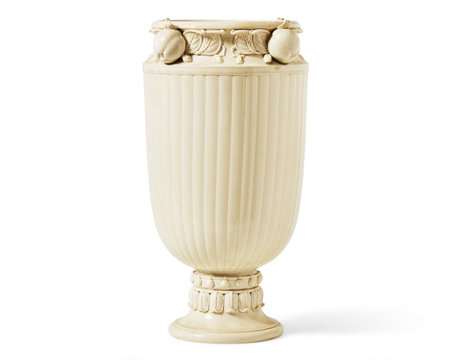 A Wedgwood Queensware 'Pomona' Footed Vase