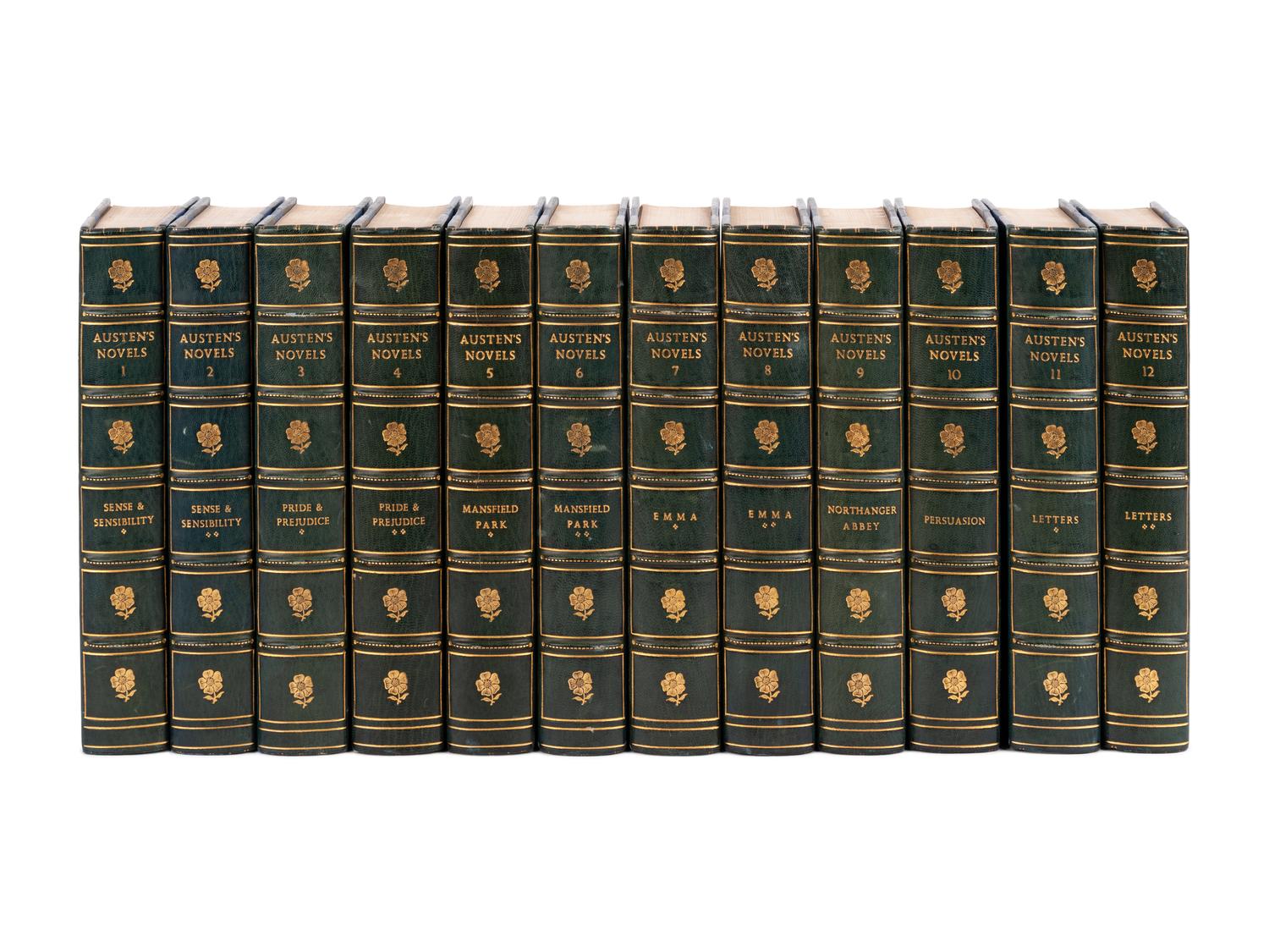 [BINDINGS]. AUSTEN, Jane (1775-1817). Novels . Edinburgh: John Grant, 1911-1912.