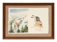 Two Works: Wolf Robe Shaman to the Cheyenne , 1990 and Ute Country , 1987