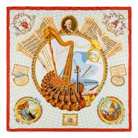 Hermès, Five Silk Scarves 90