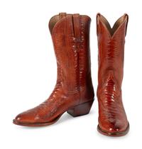 Lucchese Cognac Ostrich Boots