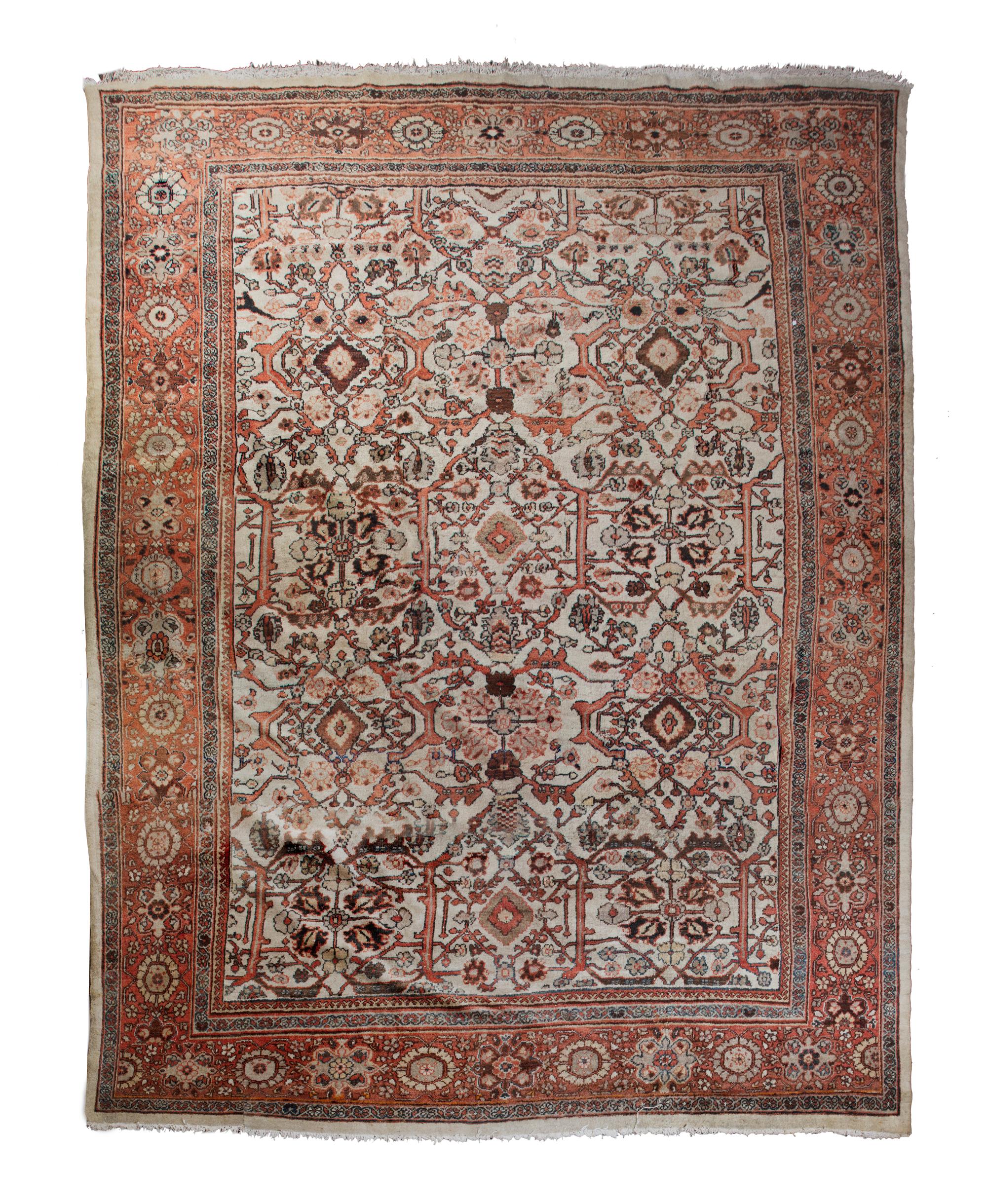 A Mahal Wool Carpet, CIRCA 1900, Length 14 x width 11 feet. — CIRCA 1900
