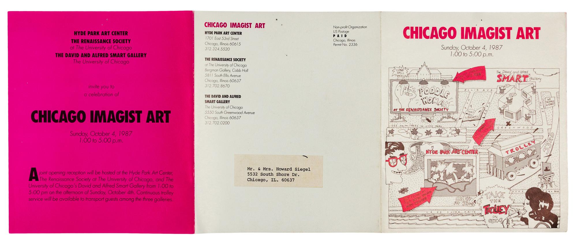 Chicago Imagist Exhibition Poster