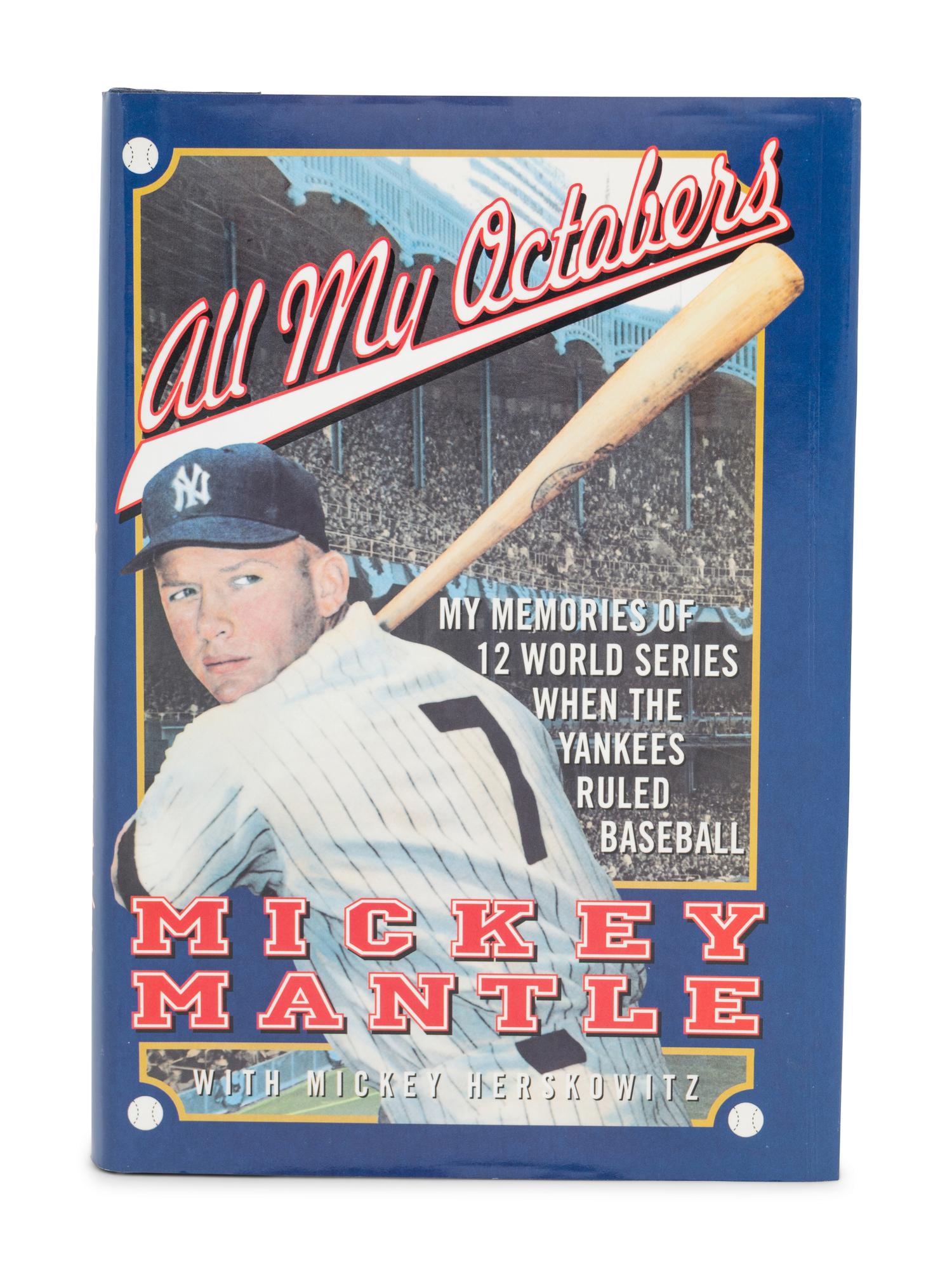 A Mickey Mantle Signed Autograph All My Octobers Book (PSA Certified),