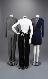 Two Geoffrey Beene Dresses and One Jumpsuit, Fall 2001