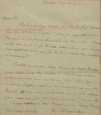 [Americana] Webster, Daniel. Autograph Letter, signed