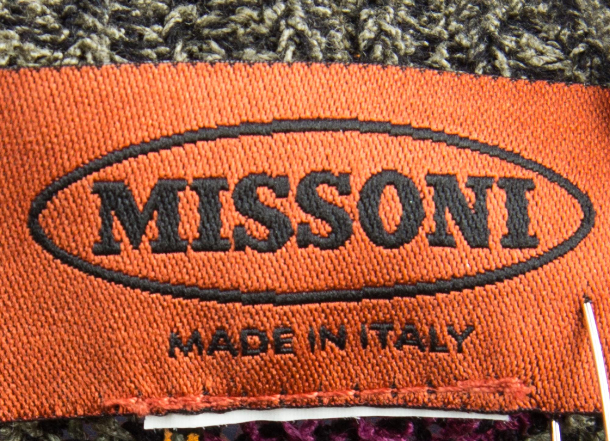 A Missoni Multicolor Cotton Chevron Sweater,
