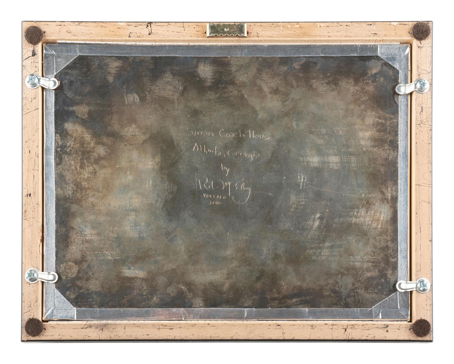 [PHOTOGRAPHY]. MCELROY, Rob, photog. Modern daguerreotype of the Swan Coach House, Atlanta, GA. 2010