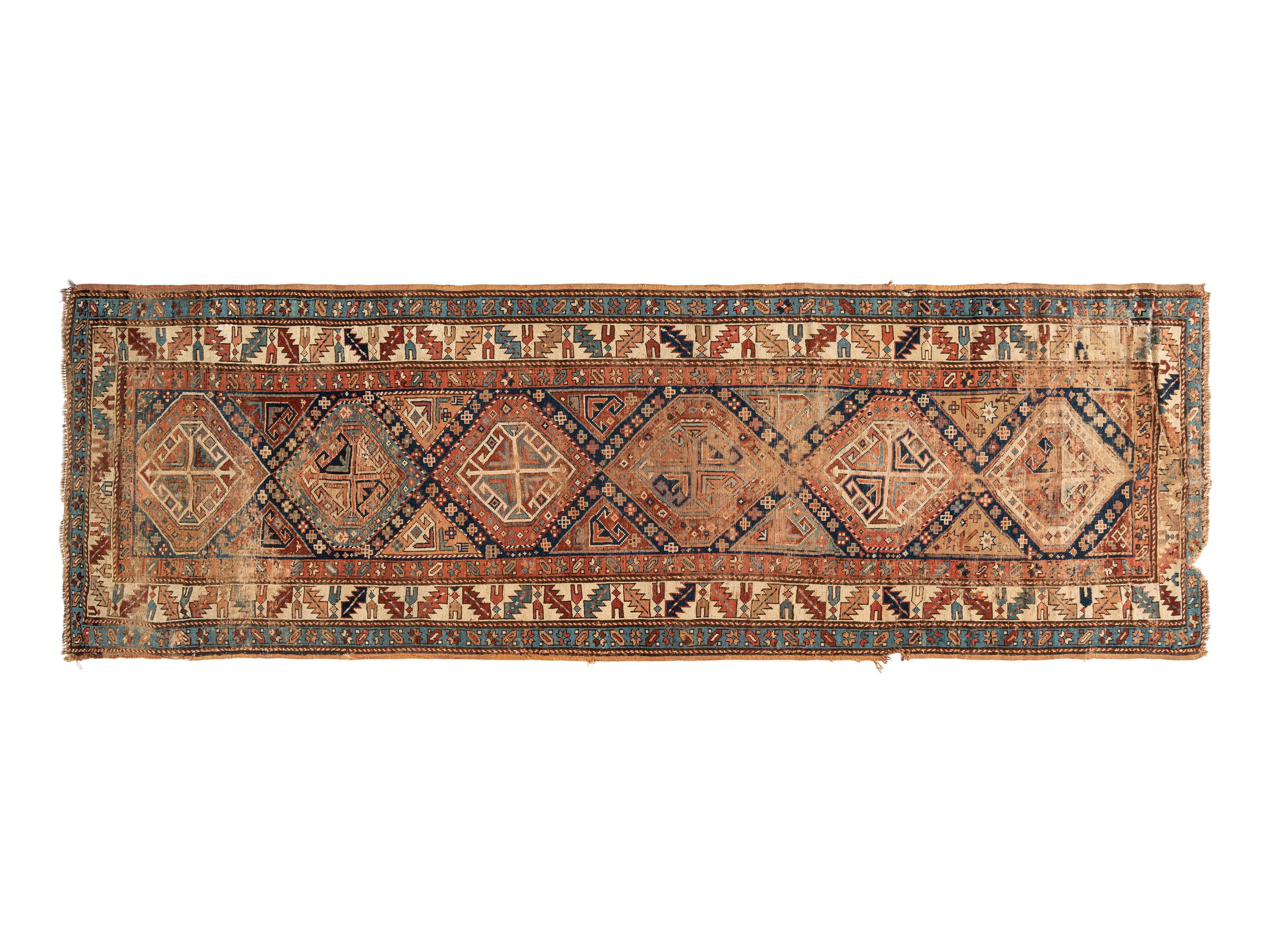 A Kazak Wool Runner
