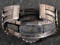 Carved Turquoise Frog Cuff Bracelet