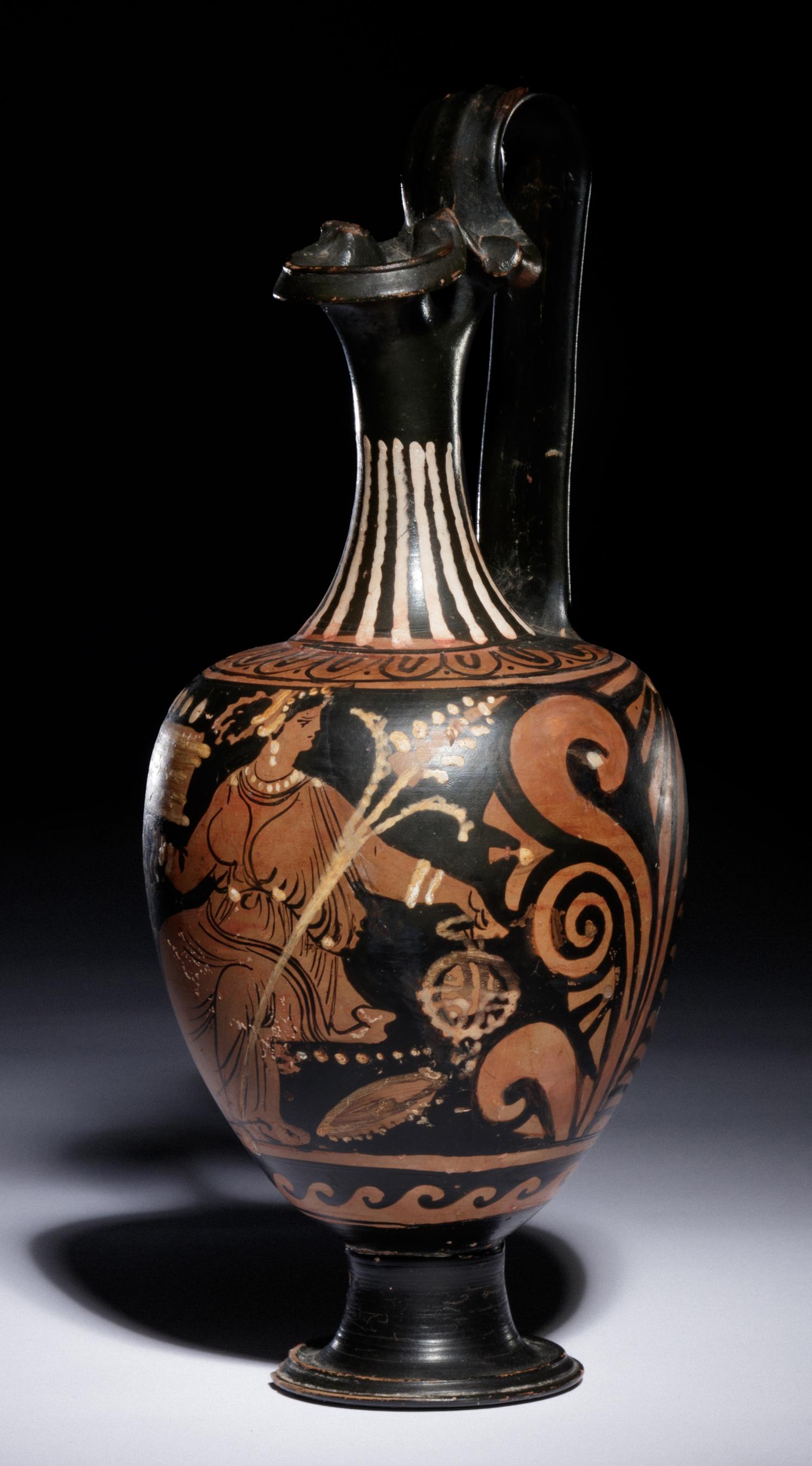An Apulian Red-Figured Oinochoe