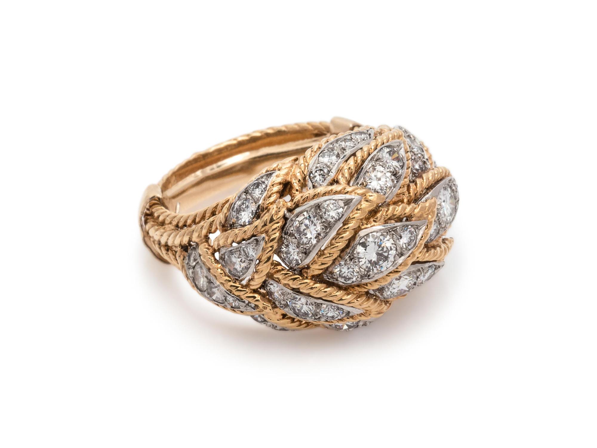 Gold and Diamond Ring