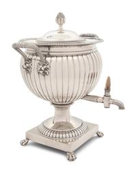 A George III Silver Tea Urn