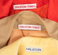 Four Halston Long Jackets, 1970-1980s