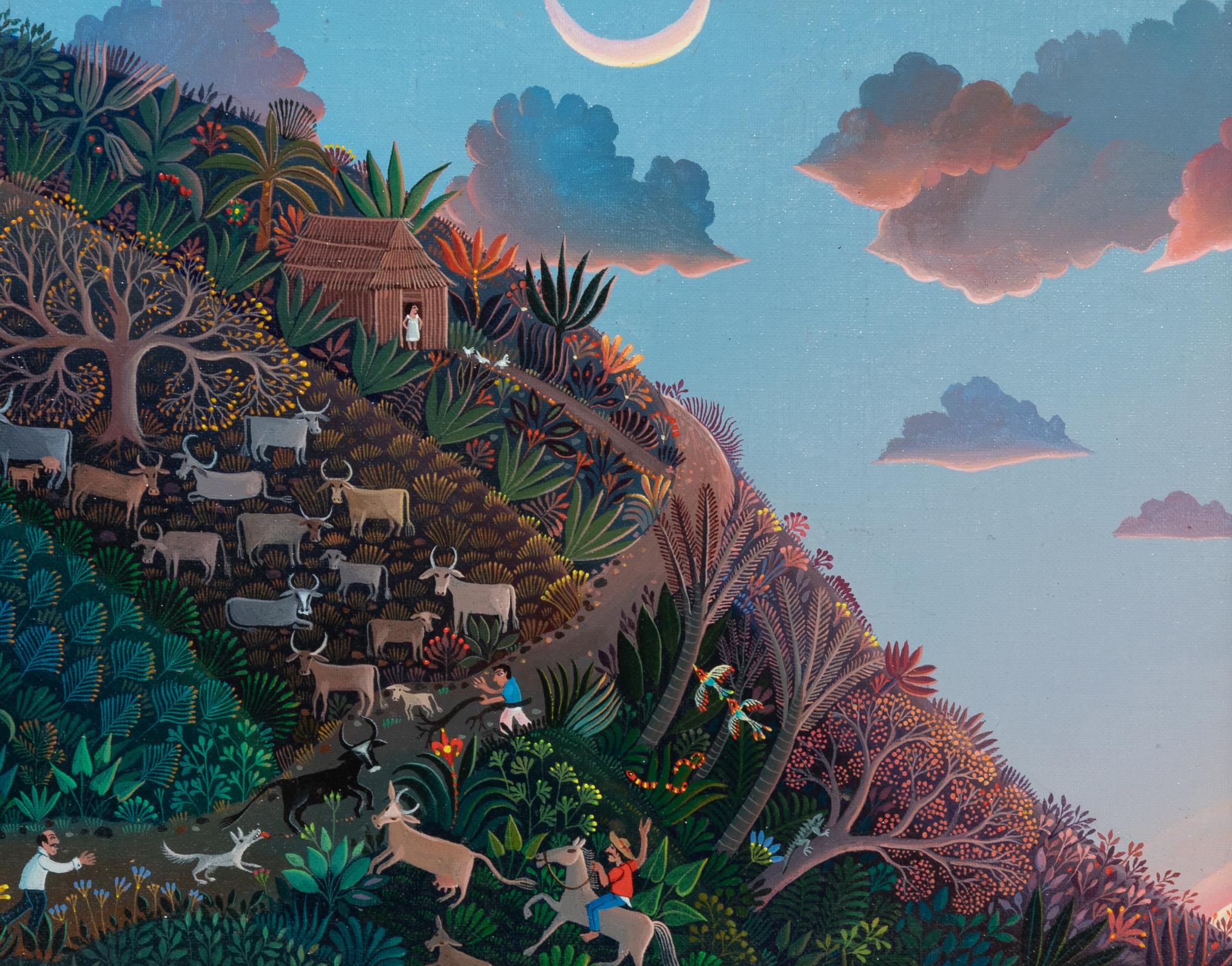 Group of Four Latin American Paintings